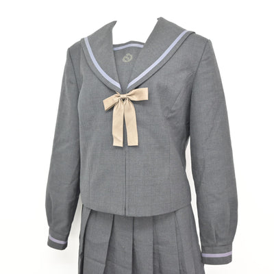 【中古】埼玉県 浦和麗明高等学校 女子制服 3点 (セーラー服・スカート) sf115394