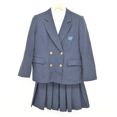 【中古】兵庫県 神戸常盤女子高等学校 女子制服 3点 (ブレザー・シャツ・スカート) sf115401