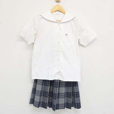 【中古】兵庫県 大庄中学校 女子制服 2点 (セーラー服・スカート) sf115415