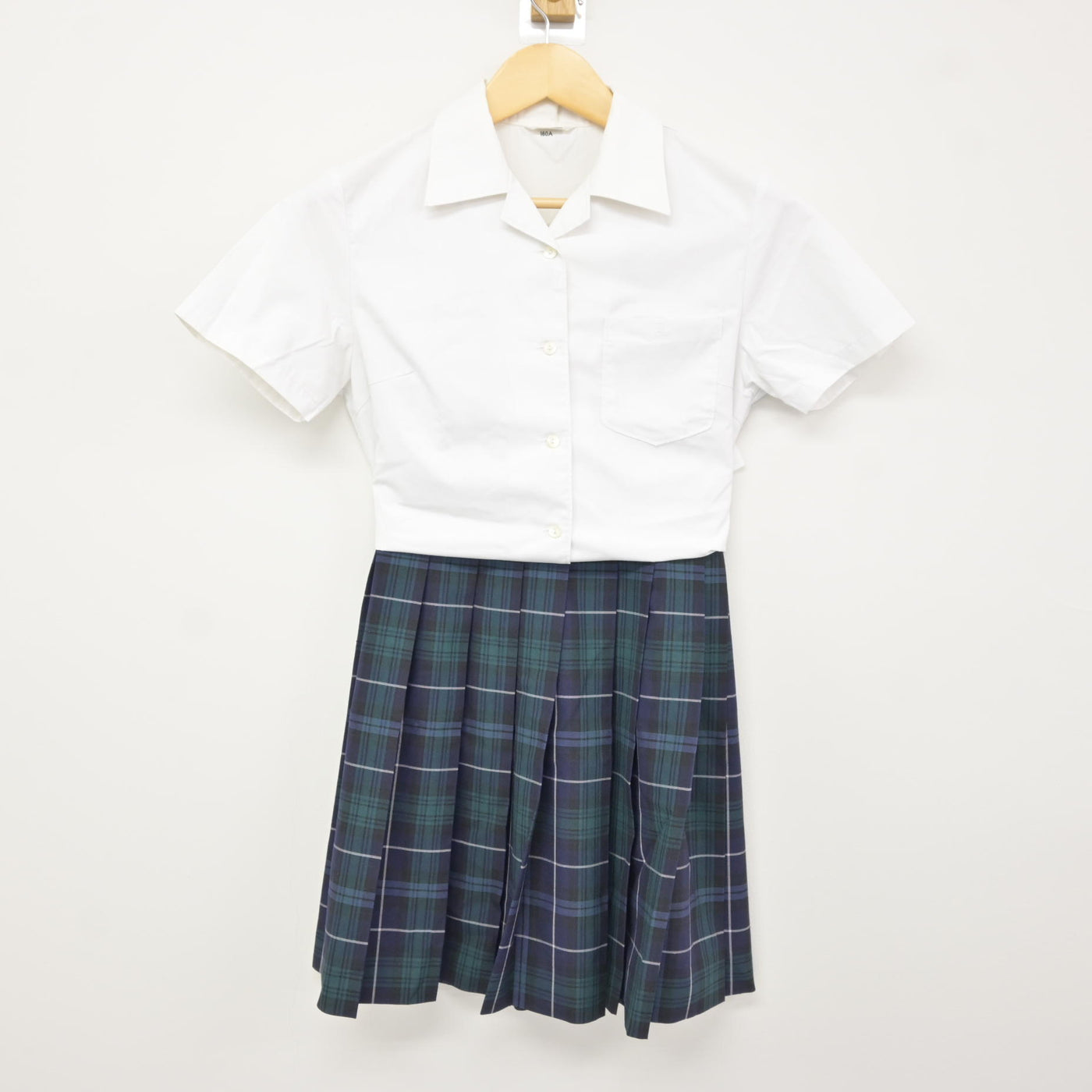 【中古】福岡県 第一薬科大学附属高等学校 女子制服 2点 (ブラウス・スカート) sf115426