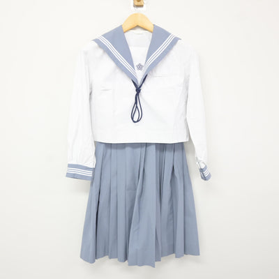 【中古】熊本県 玉名高等学校 女子制服 3点 (セーラー服・スカート) sf115431