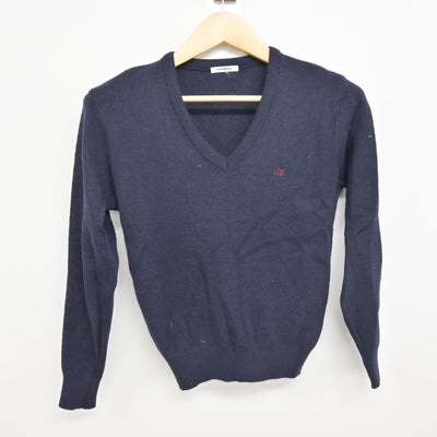 【中古】兵庫県 有馬中学校 女子制服 2点 (ニット・ニットベスト) sf115436