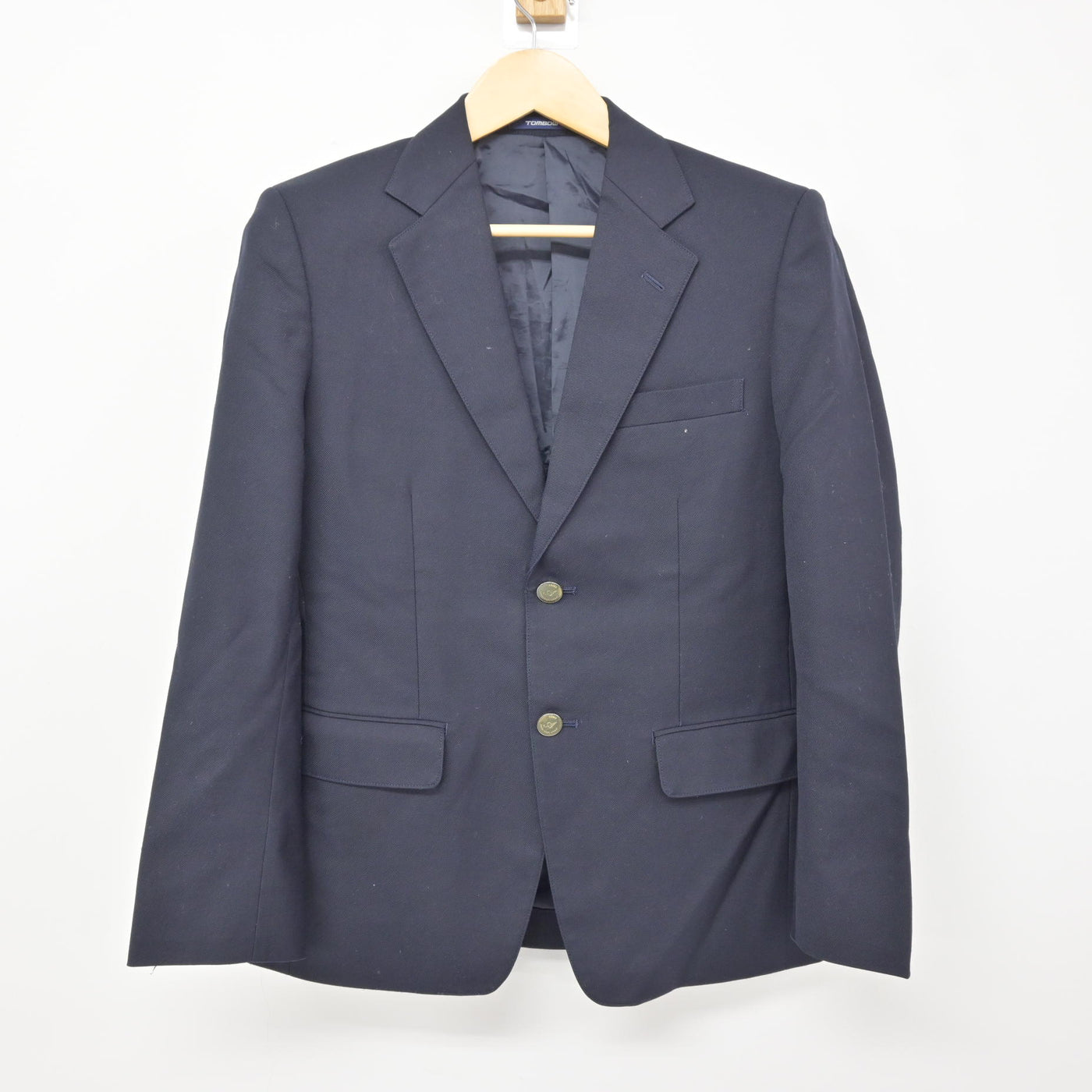 【中古】兵庫県 有馬中学校 男子制服 4点 (ブレザー・ズボン) sf115438