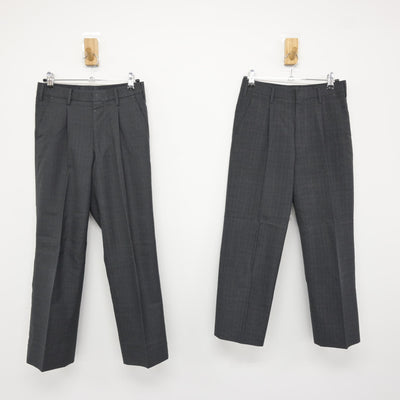 【中古】兵庫県 有馬中学校 男子制服 4点 (ブレザー・ズボン・ズボン) sf115439