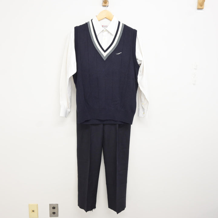 中古】広島県 広島市立広島商業高等学校/旧制服 男子制服 5点