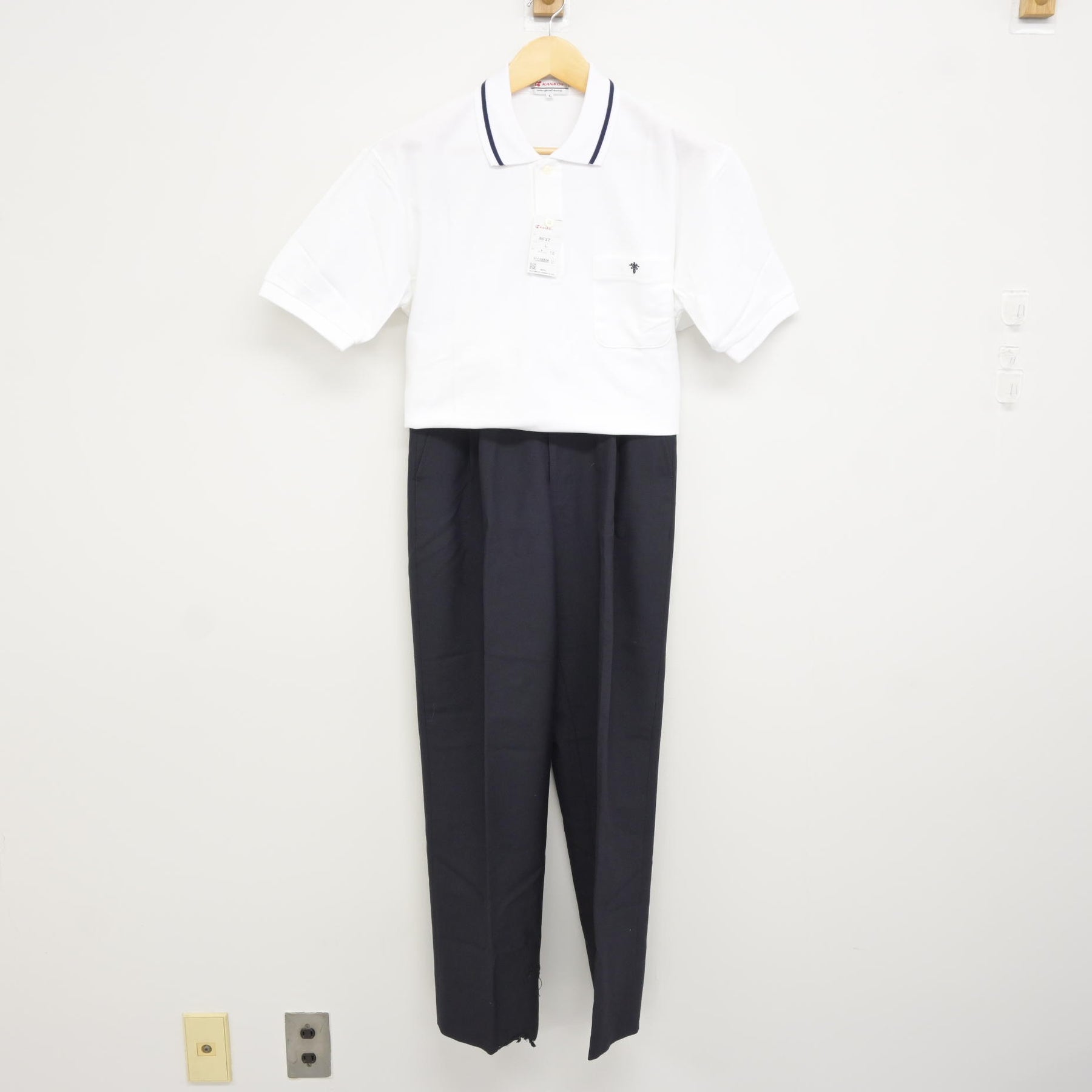広島商業高等学校制服（男子） 中古】広島県 広島市立広島商業高等学校/旧制服 男子制服 5点