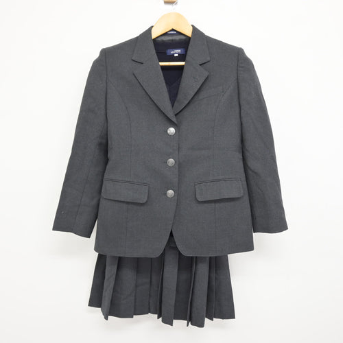 中古】東京都 目黒高等学校 女子制服 3点 (ブレザー・スカート