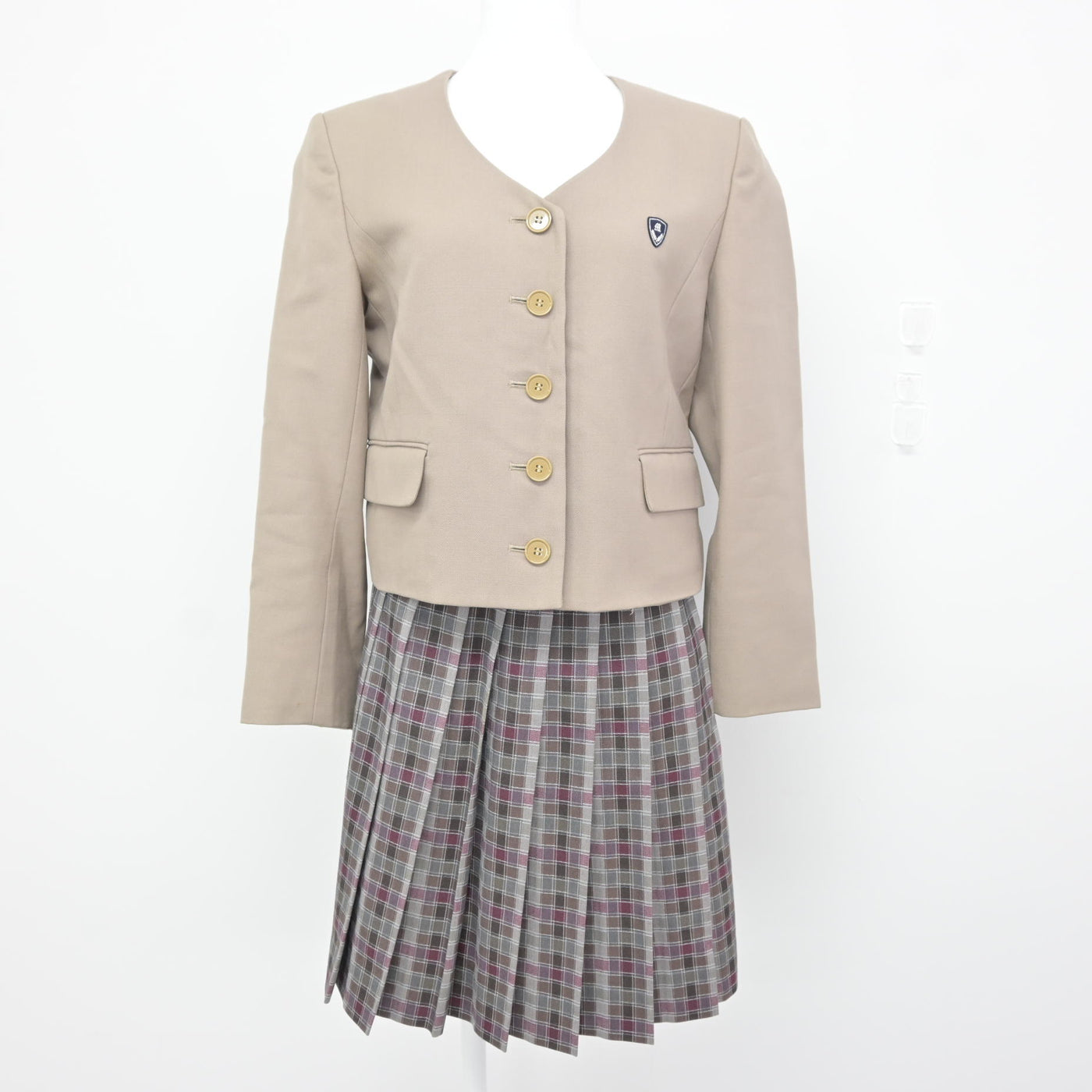【中古】愛知県 名城大学附属高等学校 女子制服 2点 (ブレザー・スカート) sf115515