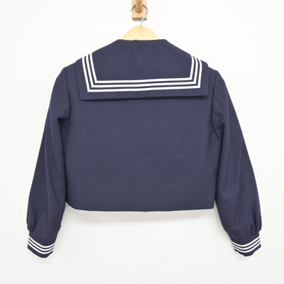 【中古】広島県 広島皆実高等学校 女子制服 4点 (セーラー服・スカート) sf115552