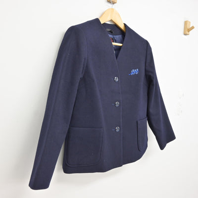 【中古】広島県 広島皆実高等学校 女子制服 1点 (コート) sf115553
