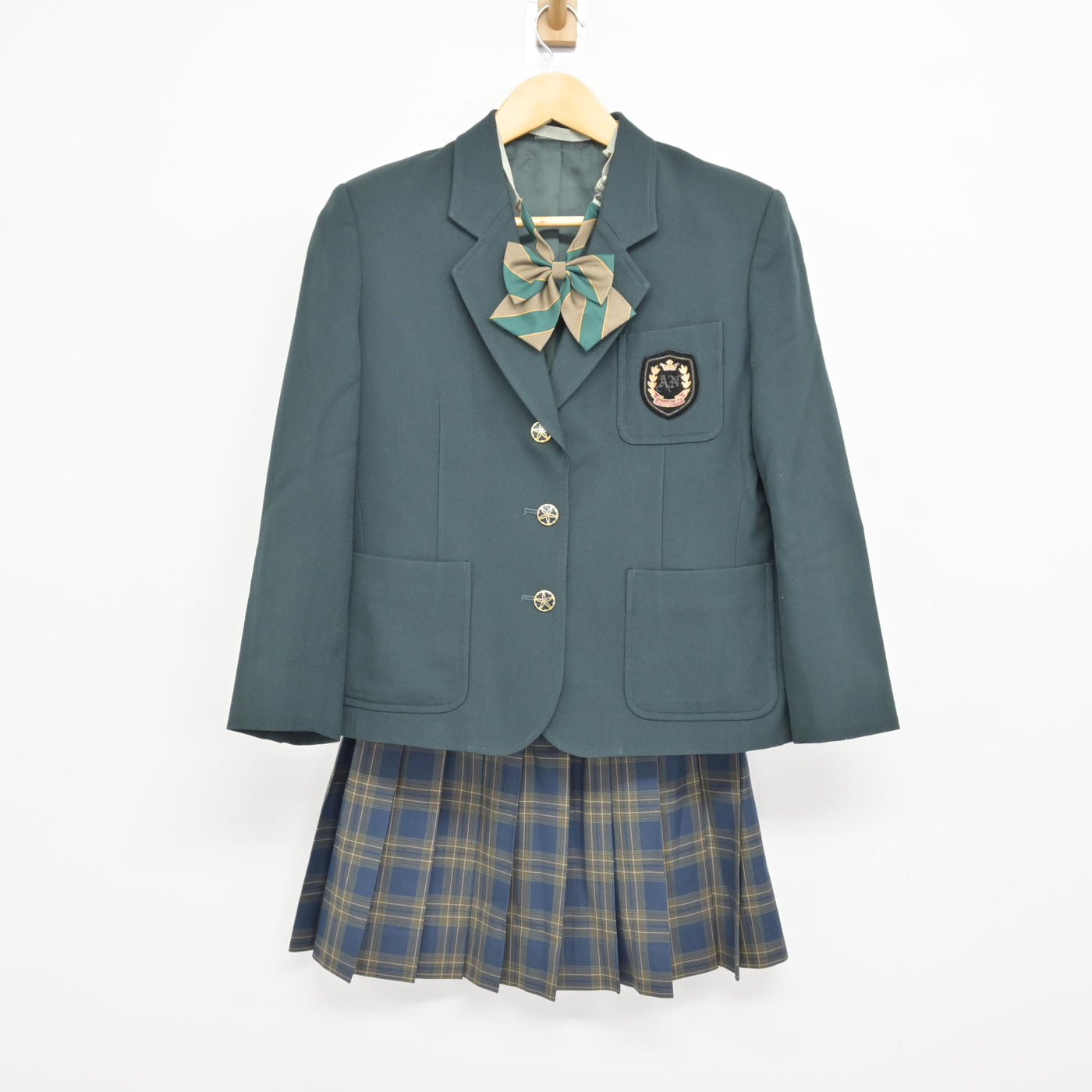 【中古】東京都 足立西高等学校/旧制服 女子制服 4点 (ブレザー・スカート) sf115568