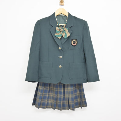 【中古】東京都 足立西高等学校/旧制服 女子制服 4点 (ブレザー・スカート) sf115568