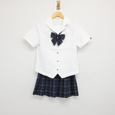 【中古】神奈川県 横浜高等学校 女子制服 3点 (ブラウス・スカート) sf115570