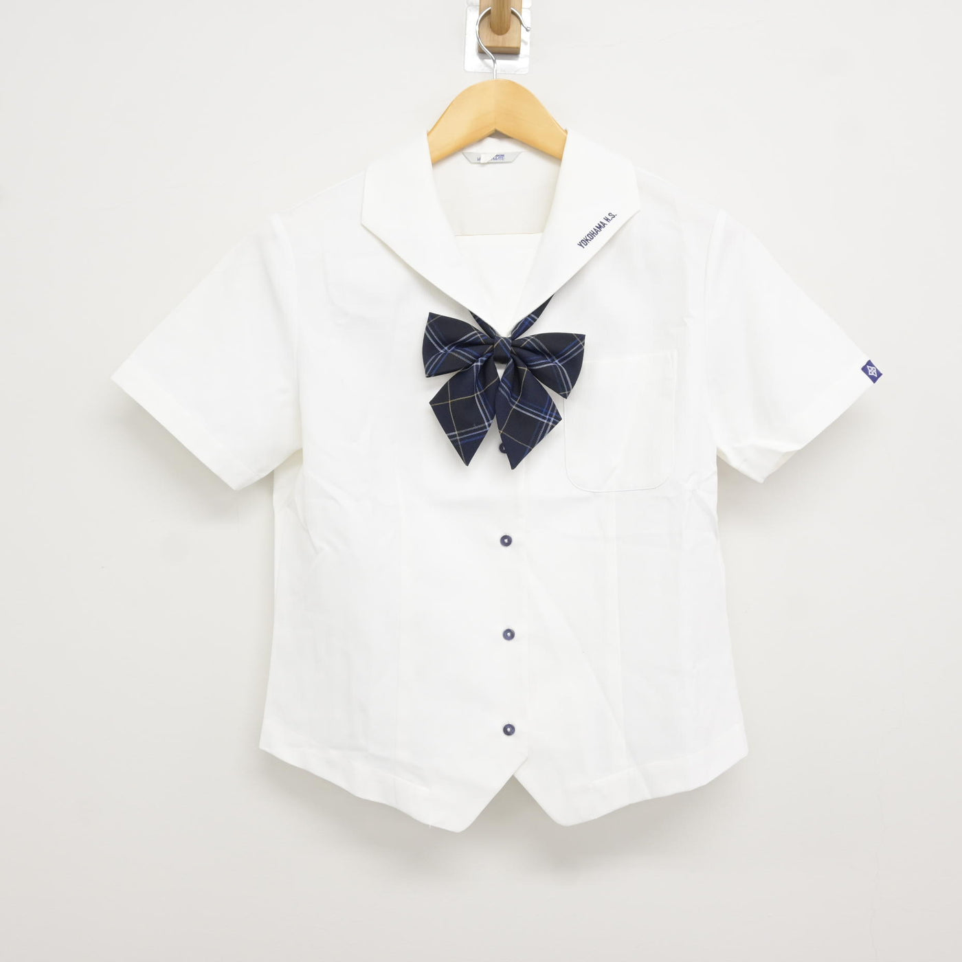 【中古】神奈川県 横浜高等学校 女子制服 3点 (ブラウス・スカート) sf115570