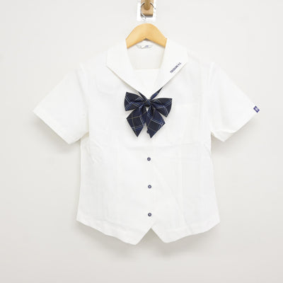 【中古】神奈川県 横浜高等学校 女子制服 3点 (ブラウス・スカート) sf115570