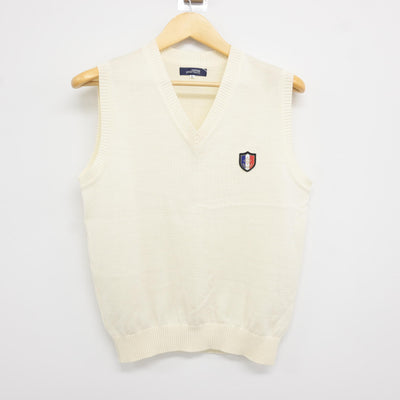 【中古】神奈川県 横浜高等学校 女子制服 2点 (ニットベスト・ブラウス) sf115571
