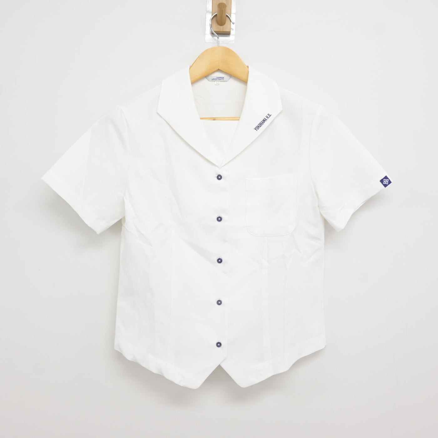 【中古】神奈川県 横浜高等学校 女子制服 2点 (ニットベスト・ブラウス) sf115571