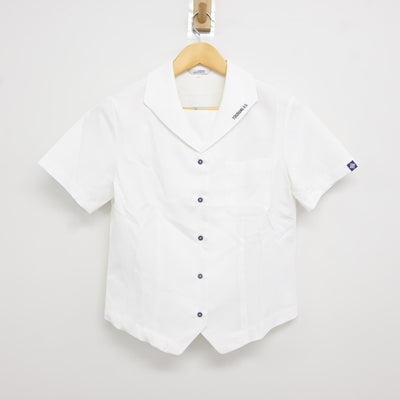 【中古】神奈川県 横浜高等学校 女子制服 2点 (ニットベスト・ブラウス) sf115571