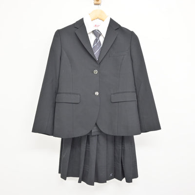 【中古】大阪府 枚方高等学校 女子制服 4点 (ブレザー・シャツ・スカート) sf115591