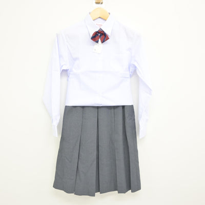 【中古】千葉県 末広中学校 女子制服 4点 (ブレザー・シャツ・スカート) sf115593