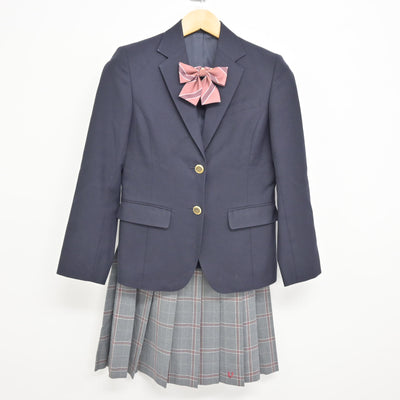 【中古】大阪府 上宮高等学校 女子制服 3点 (ブレザー・スカート) sf115599