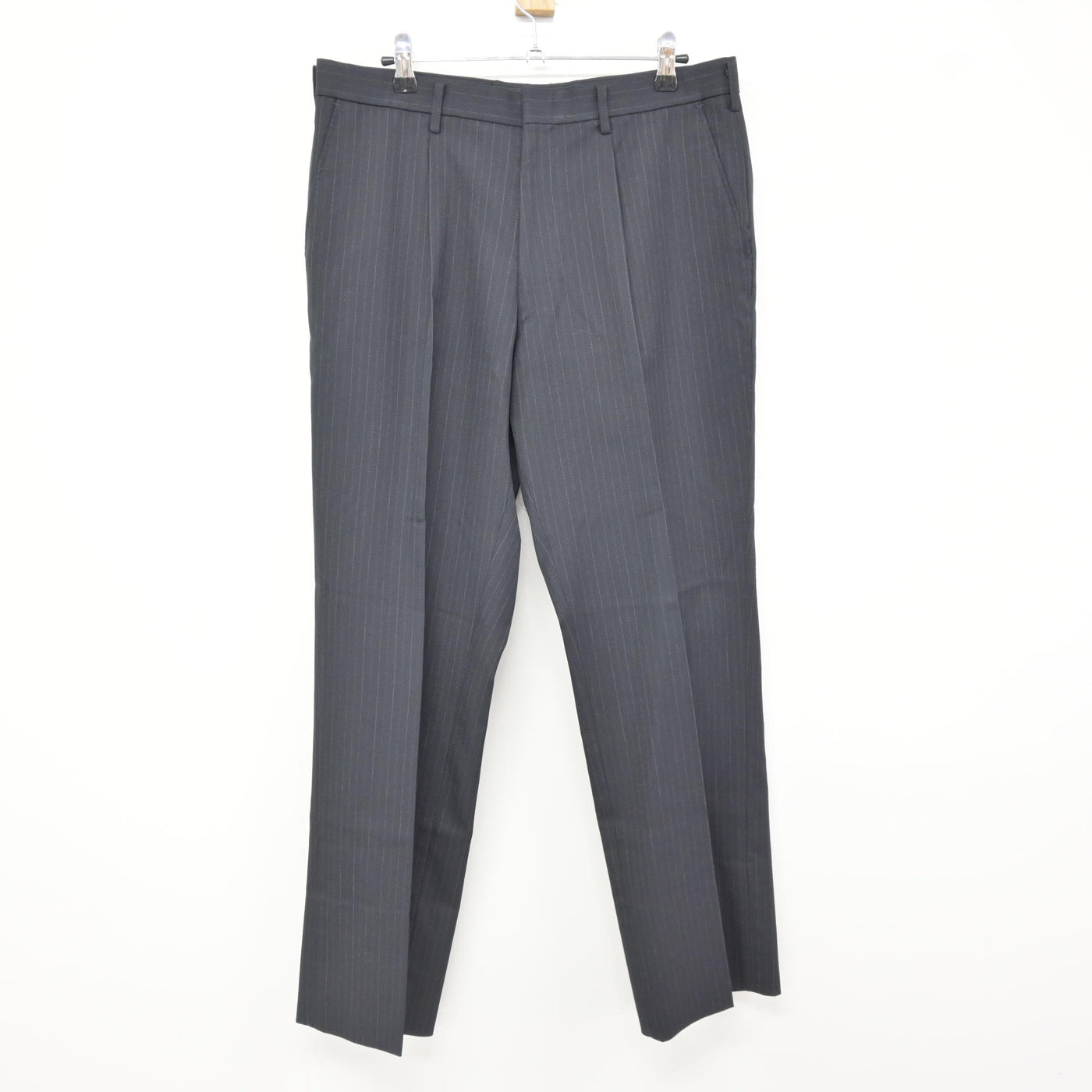 【中古】鹿児島県 明桜館高等学校 男子制服 4点 (ブレザー・シャツ・ズボン) sf115601