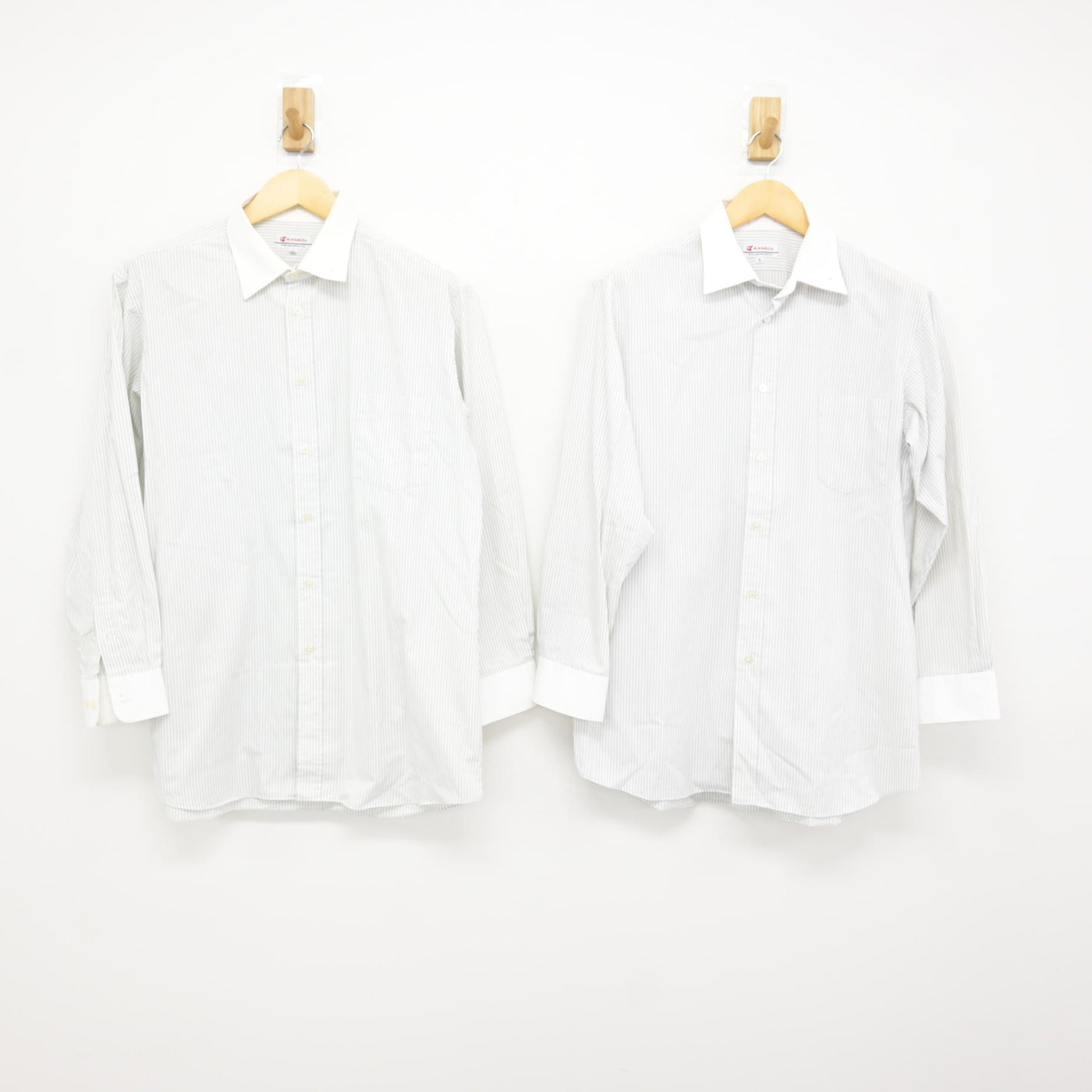 【中古】鹿児島県 明桜館高等学校 男子制服 2点 (シャツ・シャツ) sf115603