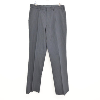 【中古】鹿児島県 明桜館高等学校 男子制服 2点 (シャツ・ズボン) sf115604