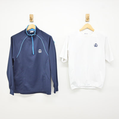 【中古】鹿児島県 明桜館高等学校 男子制服 3点 (ジャージ 上・体操服 上・ジャージ 下) sf115606