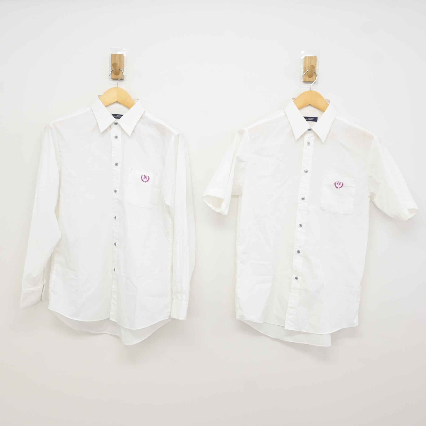 中古】愛媛県 新居浜工業高等専門学校 男子制服 2点 (シャツ) sf115629