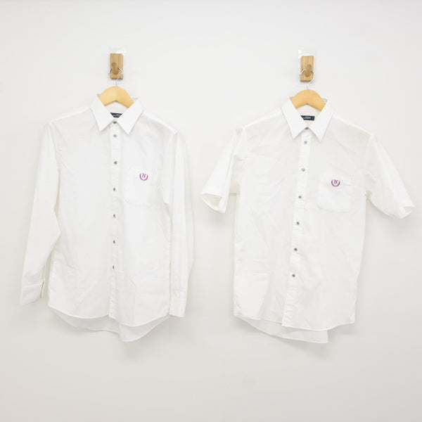 中古】愛媛県 新居浜工業高等専門学校 男子制服 2点 (シャツ) sf115629