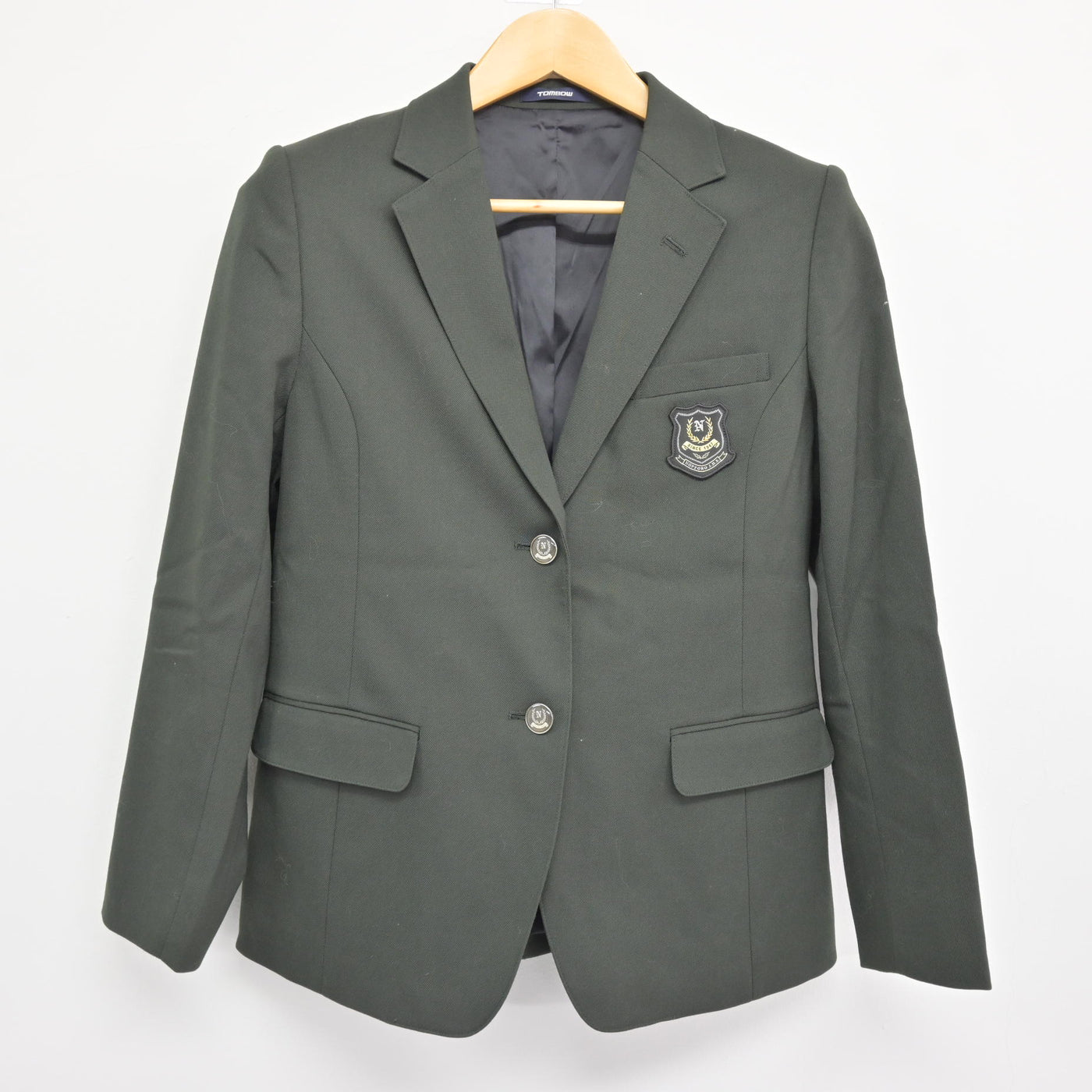 【中古】北海道 野幌中学校 女子制服 4点 (ブレザー・スカート) sf115675