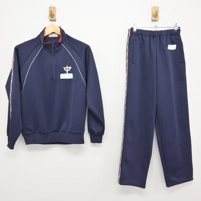 【中古】長崎県 長与第二中学校 女子制服 2点 (ジャージ 上・ジャージ 下) sf115680