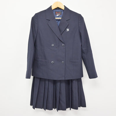 【中古】長崎県 長与第二中学校/旧制服 女子制服 3点 (ブレザー・ベスト・スカート) sf115681