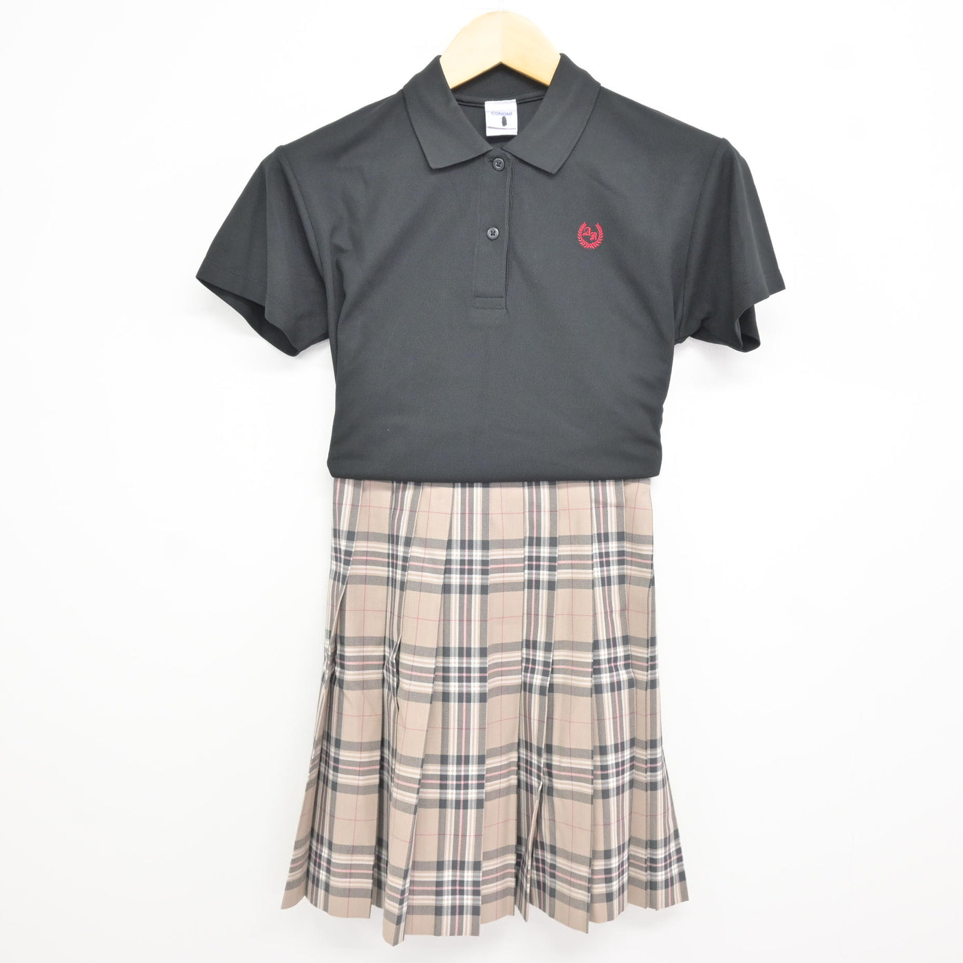 中古】 CONOMi ブランド制服 女子制服 2点 (シャツ・スカート 