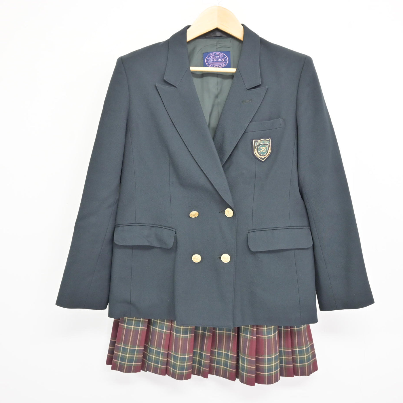 【中古】大阪府 日根野高等学校 女子制服 2点 (ブレザー・スカート) sf115710