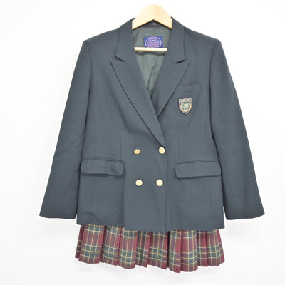 【中古】大阪府 日根野高等学校 女子制服 2点 (ブレザー・スカート) sf115710