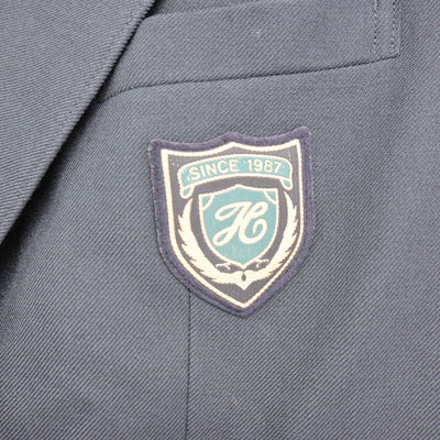 【中古】大阪府 日根野高等学校 女子制服 2点 (ブレザー・スカート) sf115710