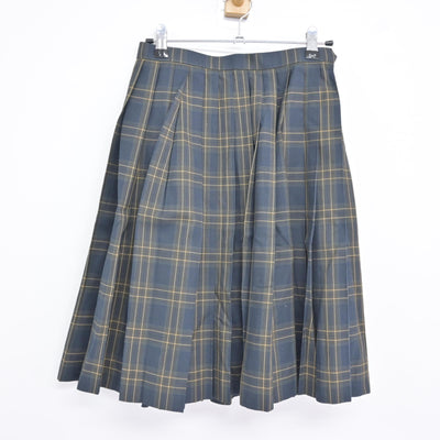 【中古】沖縄県 神森中学校 女子制服 3点 (ベスト・シャツ・スカート) sf115712