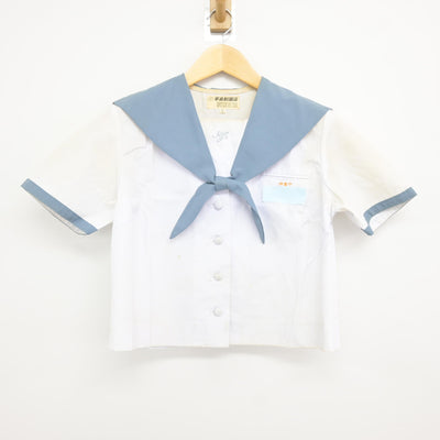 【中古】沖縄県 神森中学校 女子制服 2点 (セーラー服・スカート) sf115713