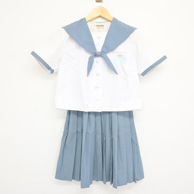 【中古】沖縄県 神森中学校 女子制服 2点 (セーラー服・スカート) sf115714