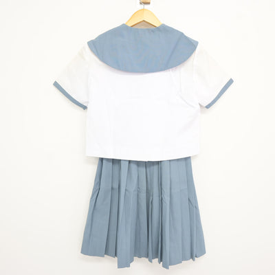 【中古】沖縄県 神森中学校 女子制服 2点 (セーラー服・スカート) sf115714