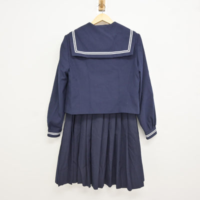 【中古】静岡県 裾野市立東中学校 女子制服 3点 (セーラー服・スカート) sf115760