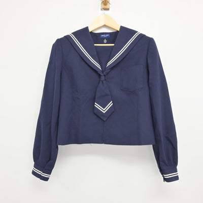【中古】静岡県 裾野市立東中学校 女子制服 3点 (セーラー服・スカート) sf115760