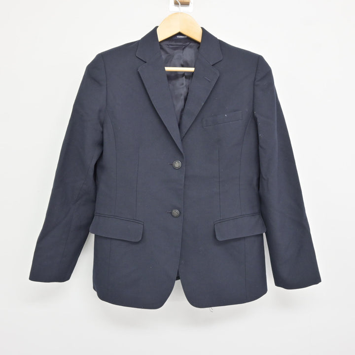中古】静岡県 沼津特別支援学校愛鷹分校 女子制服 4点 (ブレザー