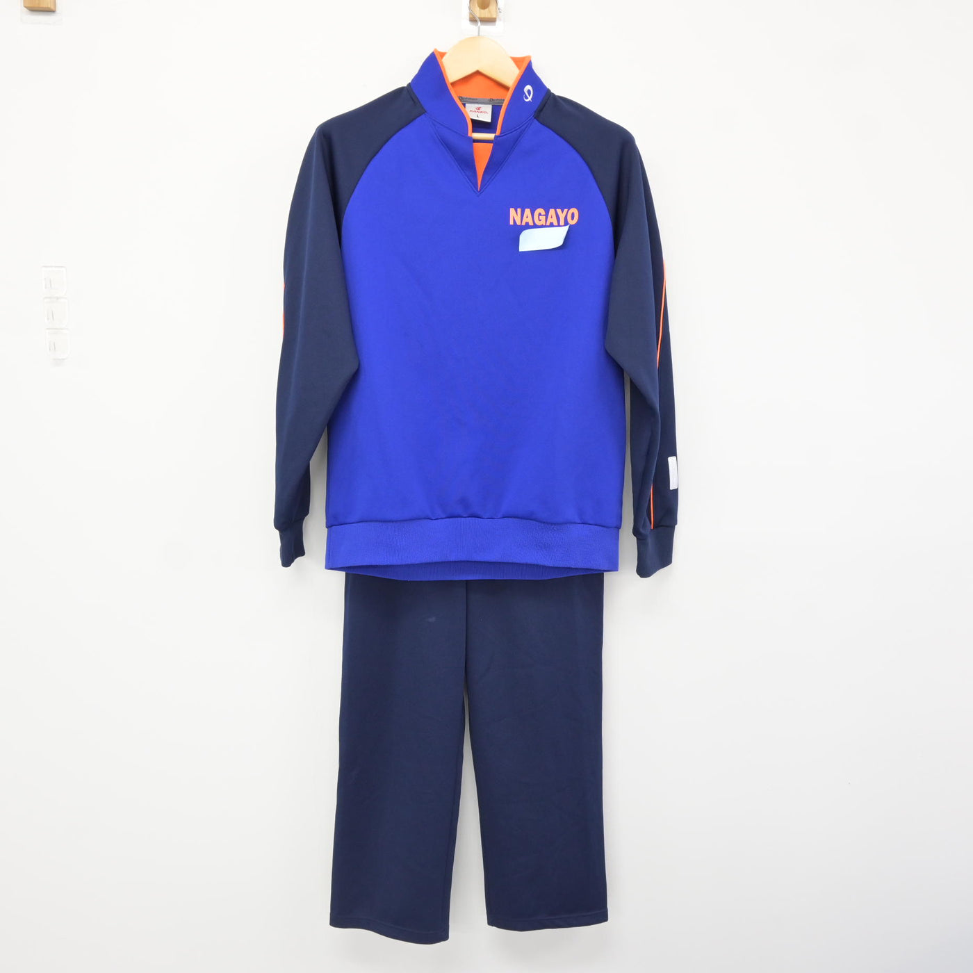 【中古】長崎県 長与中学校 男子制服 2点 (ジャージ 上・ジャージ 下) sf115763