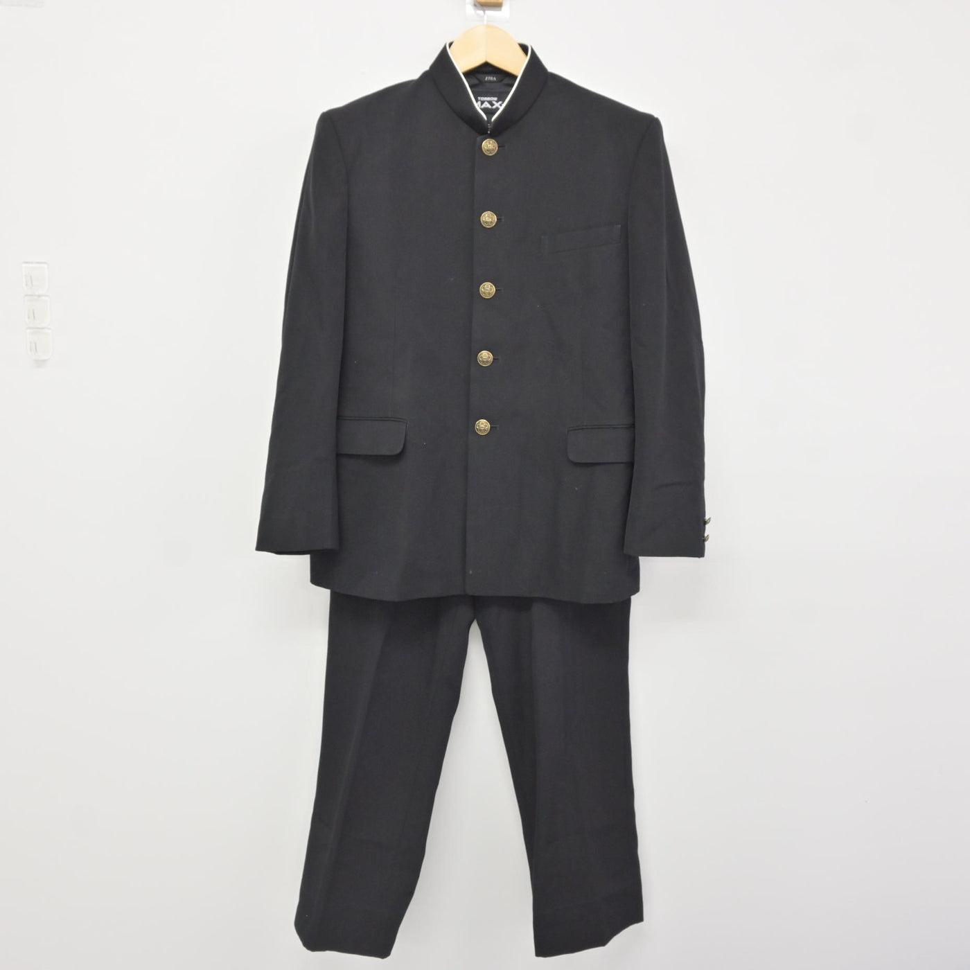 【中古】長崎県 長与中学校 男子制服 2点 (学ラン・ズボン) sf115767