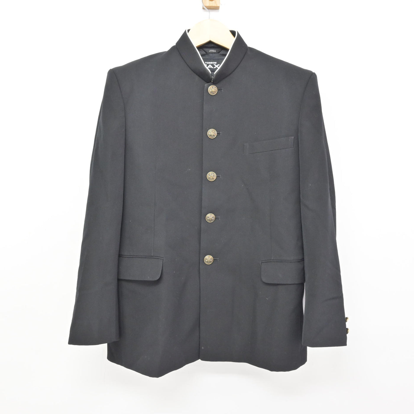 【中古】長崎県 長与中学校 男子制服 2点 (学ラン・ズボン) sf115767