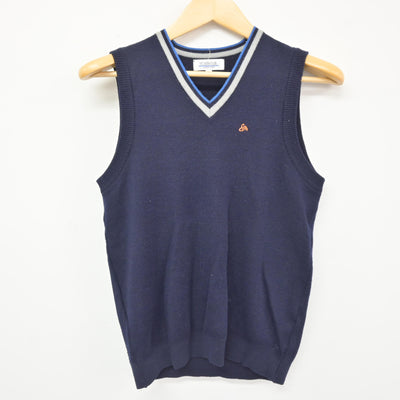 【中古】香川県 英明高等学校 女子制服 4点 (ニットベスト・スカート) sf115785