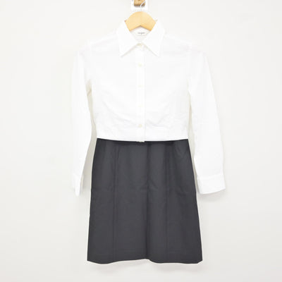 【中古】兵庫県 武庫川女子大学 女子制服 3点 (ジャケット・シャツ・スカート) sf115787
